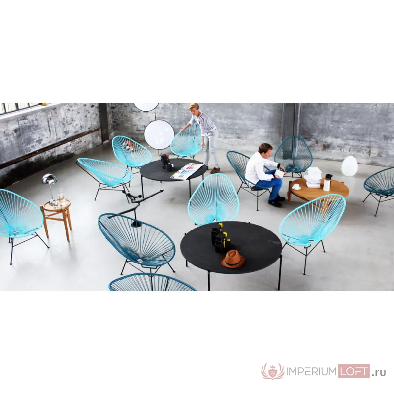 Кресло Acapulco Stol turquoise от ImperiumLoft
