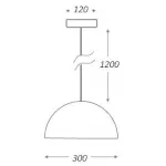 Подвесной светильник Uneven Edge Loft Pendant lamp