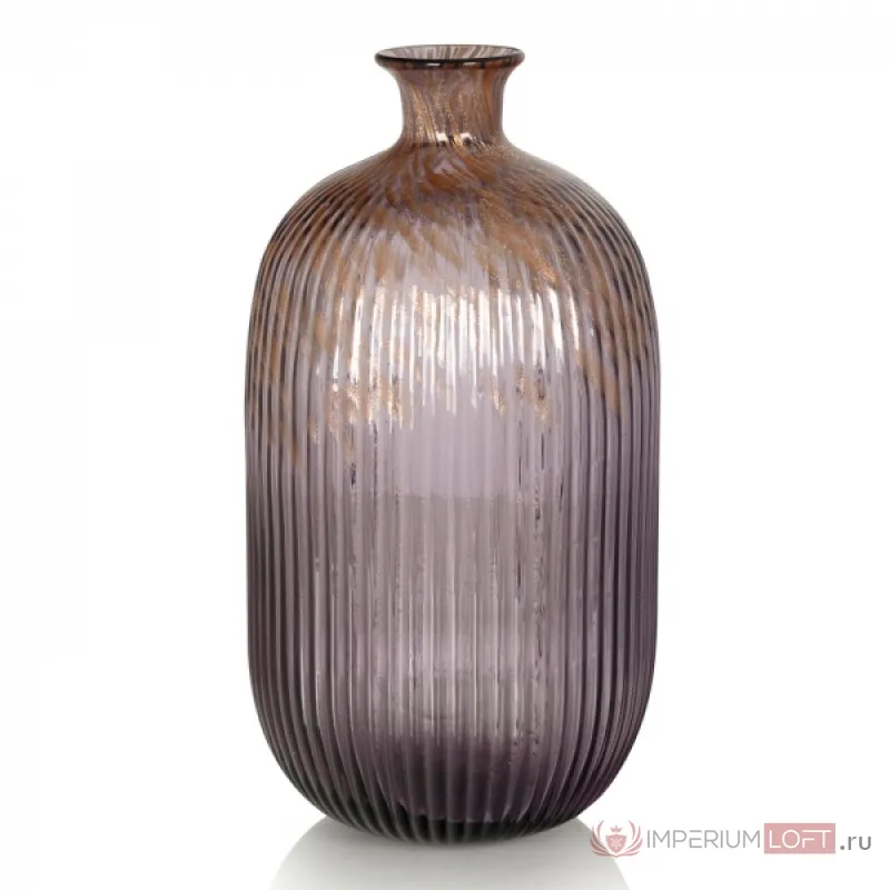 Стеклянная ваза Cellular Purple barrel от ImperiumLoft
