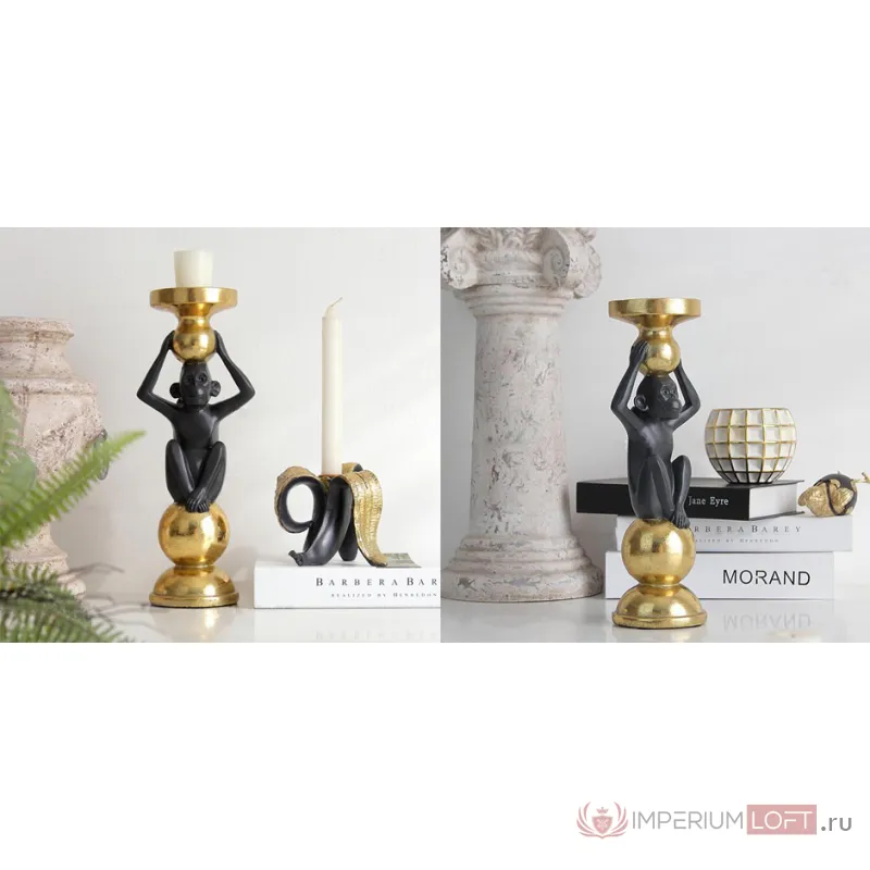 Подсвечник Black Monkey от ImperiumLoft