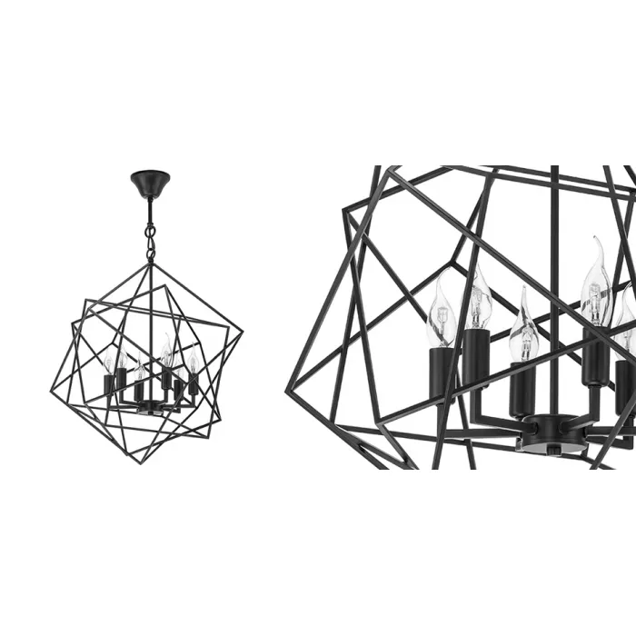 Люстра CUBIST Chandelier Black от ImperiumLoft