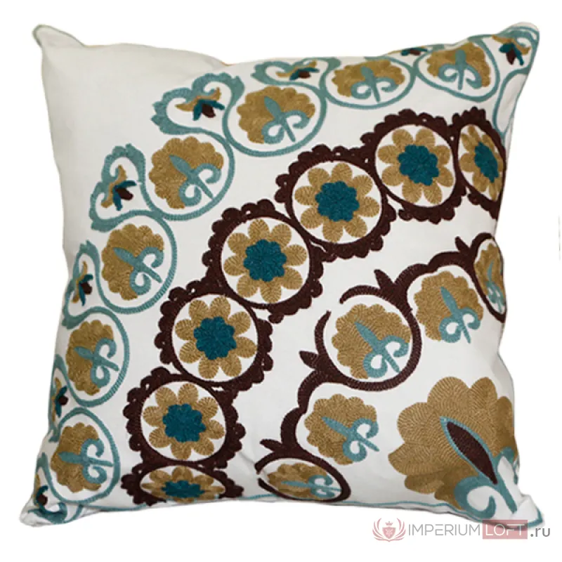 Декоративная подушка chenille embroidery ornament 1 от ImperiumLoft
