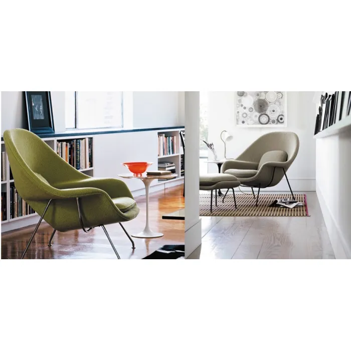 Кресло Womb Chair and Ottoman designed by Eero Saarinen in 1948 от ImperiumLoft