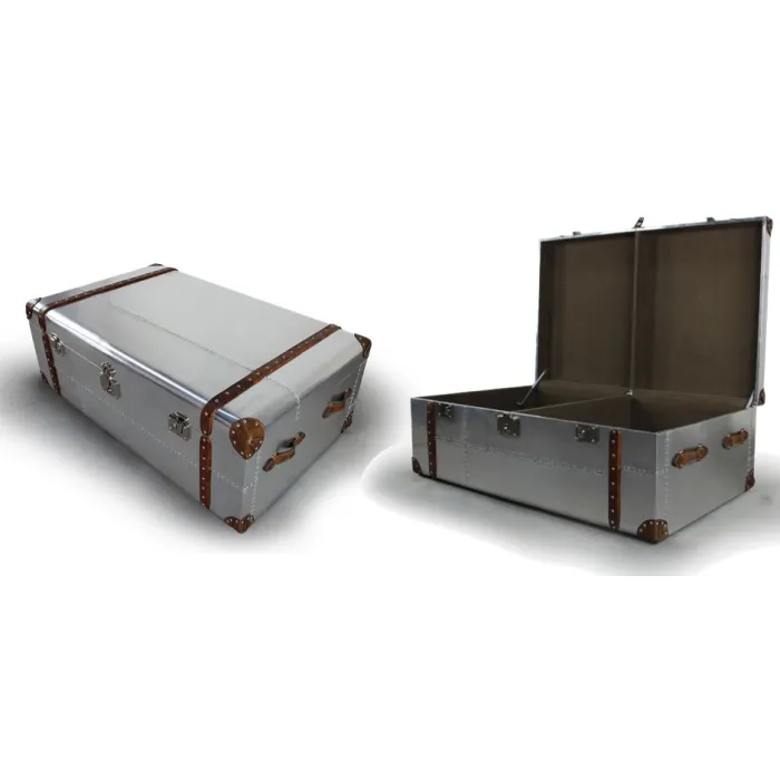 Сундук Trunks in Polished Aluminum Restoration Hardware от ImperiumLoft