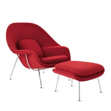 Кресло Womb Chair and Ottoman designed by Eero Saarinen in 1948 от ImperiumLoft
