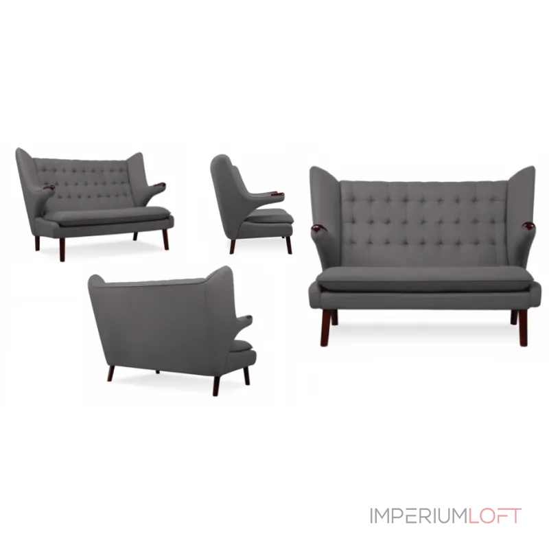 Диван Papa Bear Loveseat designed by Hans J.Wegner		 in 1951