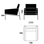 Кресло 3300 series Easy chair