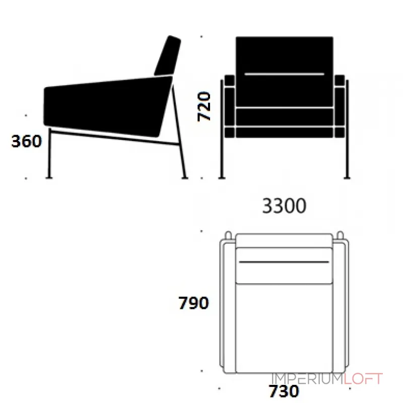 Кресло 3300 series Easy chair