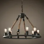 Люстра Loft Old Castle Rope Chandelier от ImperiumLoft