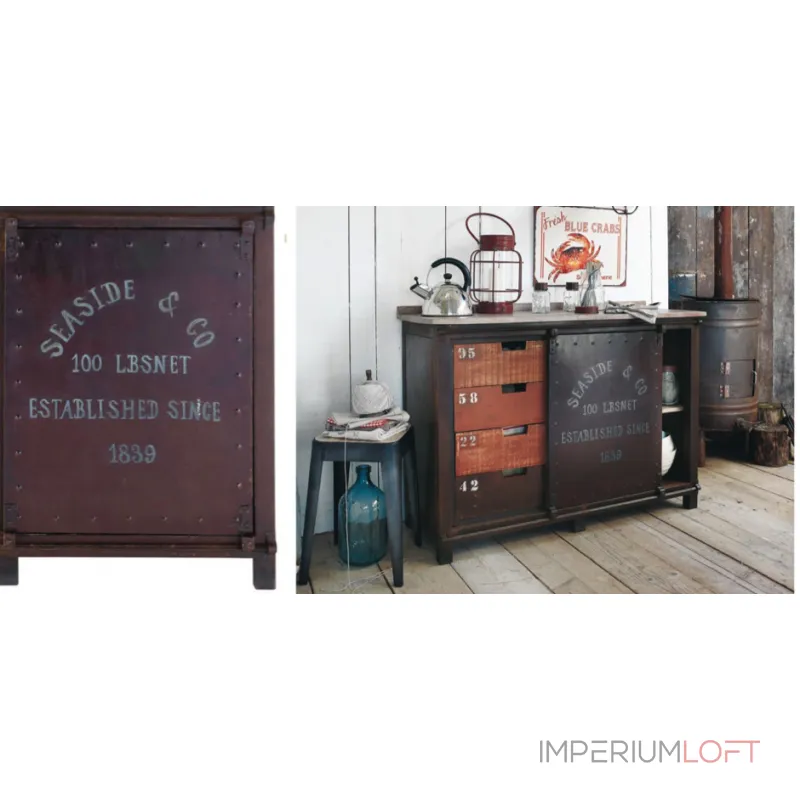 Буфет Industrial Rust Iron Buffet от ImperiumLoft Буфет Industrial Rust Iron Buffet от ImperiumLoft