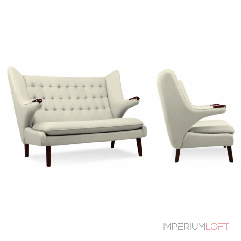 Диван Papa Bear Loveseat designed by Hans J.Wegner		 in 1951
