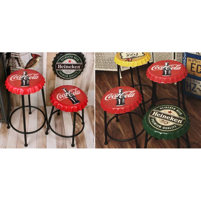 Барный стул Bottle Cap Coca & Cola от ImperiumLoft