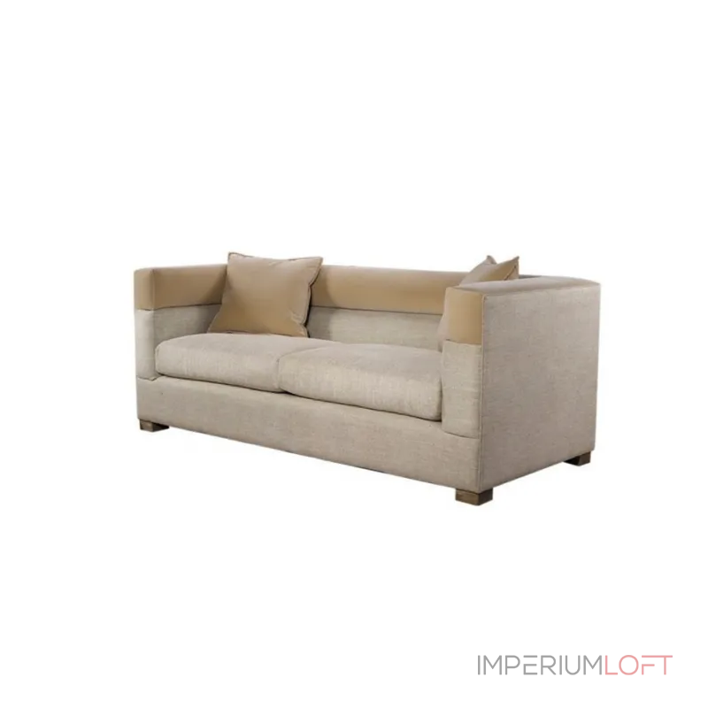 Диван Modena Sofa Linen and Velvet Sofa