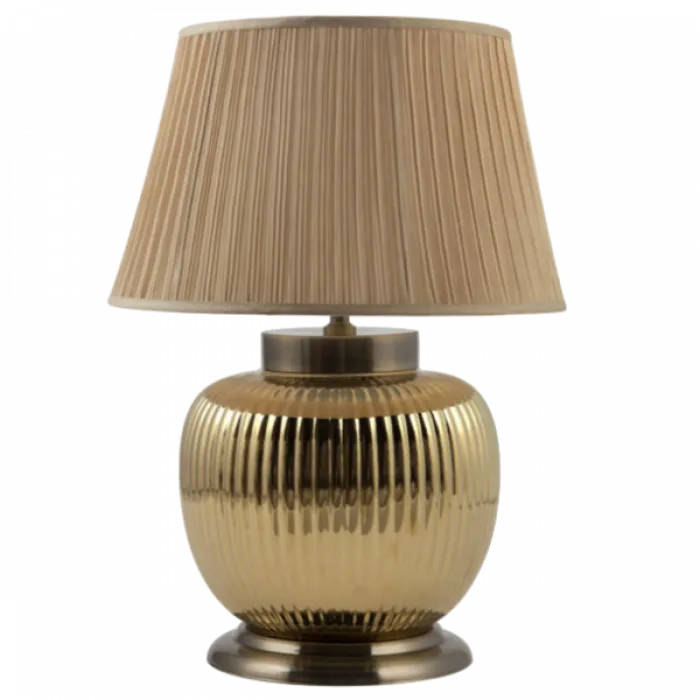 Настольная лампа Fluted Gold от ImperiumLoft