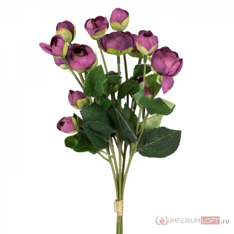 Декоративный искусственный цветок Purple Peony Roses от ImperiumLoft