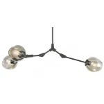 Люстра Сrumpled Glass Bubble Chandelier Gray 3 плафона от ImperiumLoft