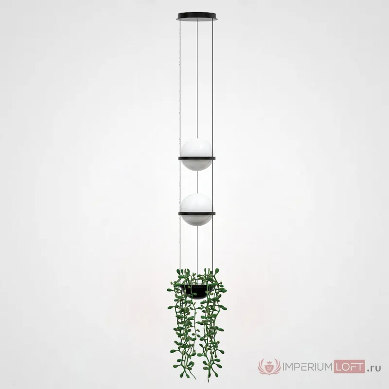 Подвесной светильник PALMA Wall lamp 2 шара + 1 вазон от ImperiumLoft