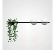 Бра PALMA Wall lamp 2 шара + 1 вазон горизонтальная