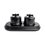 Рамка пластиковая АБС Edisel Basic FrBl-02