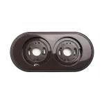 Рамка пластиковая АБС Edisel Basic FrBr-02