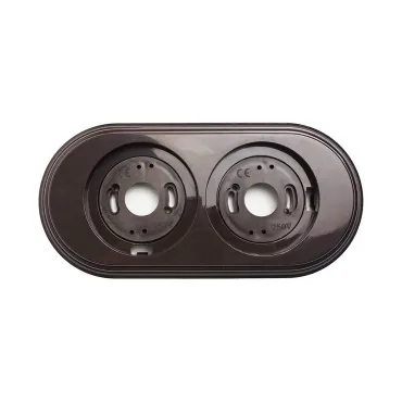 Рамка пластиковая АБС Edisel Basic FrBr-02