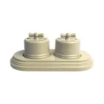 Рамка пластиковая АБС Edisel Basic FrLv-02
