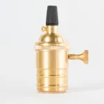 Ретро патрон из латуни с поворотным выключателем Edisel 581_768