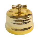 Выключатель поворотный керамический Edisel Grande KGSw2-7GM