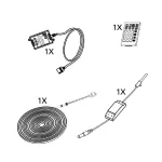 Светодиодная лента диммируемая с пультом Eglo 2X4,6W (LED) 2700-6500K L2000 99721