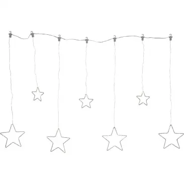 Светодиодная елочная гирлянда Eglo DEW DROP STARS 411385