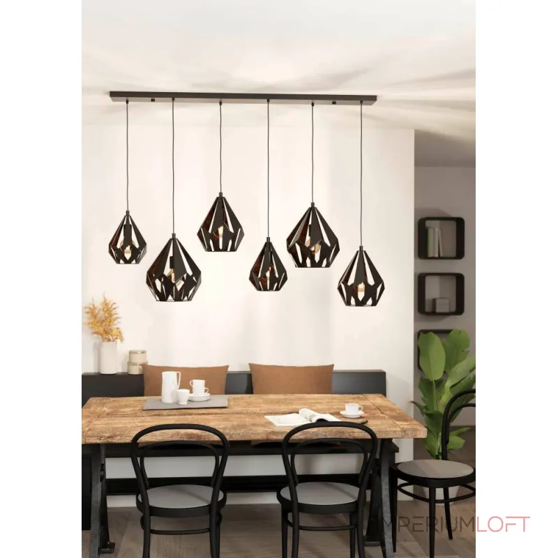 Подвесной светильник Eglo ПРОМО Carlton 1 43846