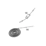 Светодиодная лента Eglo 2X5,4W (LED) 4000K L2000 99717