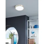 Накладной светильник Eglo ПРОМО Fueva 5 99229 Цвет арматуры никель Цвет плафонов белый