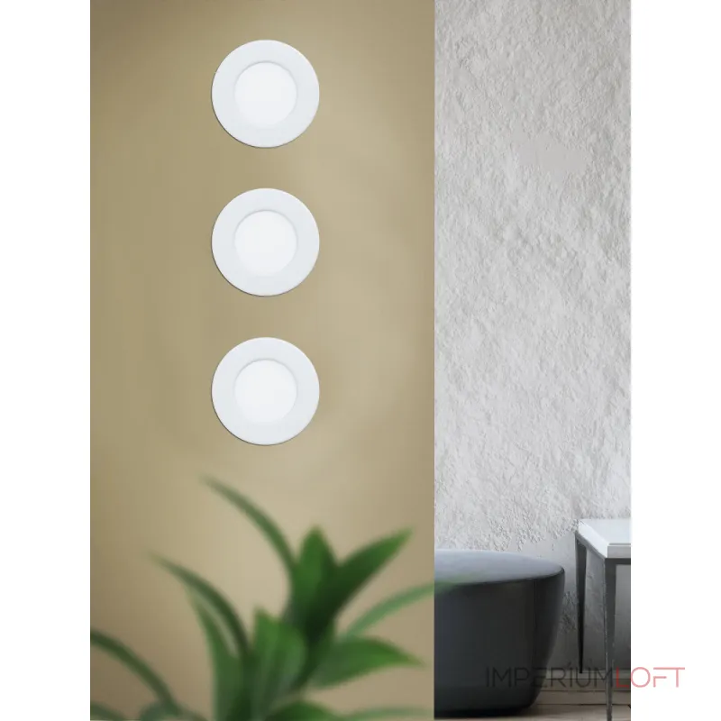 Встраиваемый светильник Eglo ПРОМО Fueva 5 99202 Цвет плафонов белый