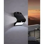 Уличный настенный светильник на солнечной батарее Eglo LAMOZZO 900255