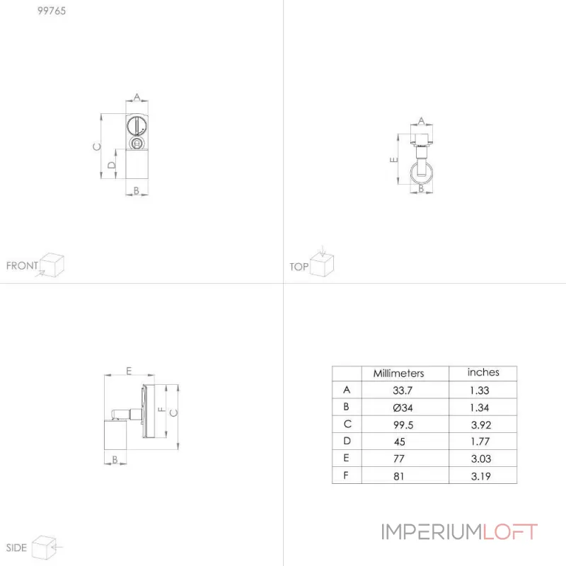 Спот Eglo TB BUZZ 99765 от ImperiumLoft Спот Eglo TB BUZZ 99765 от ImperiumLoft