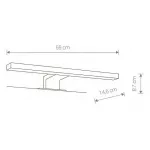 Подсветка для зеркала Nowodvorski Mirror LED 9340 от ImperiumLoft