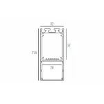 Профиль Donolux DL18515 DL18515Alu