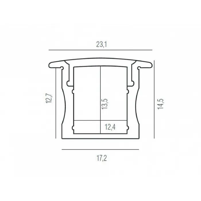 Профиль Donolux DL18501 DL18501Alu от ImperiumLoft