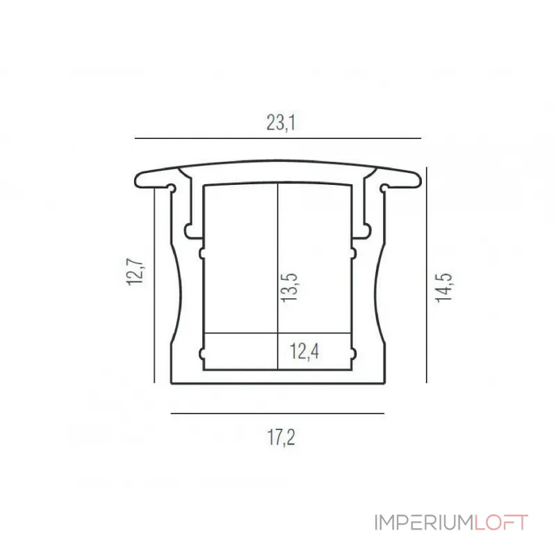 Профиль Donolux DL18501 DL18501Alu от ImperiumLoft Профиль Donolux DL18501 DL18501Alu от ImperiumLoft