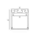 Профиль Donolux DL18506 DL18506RAL9003