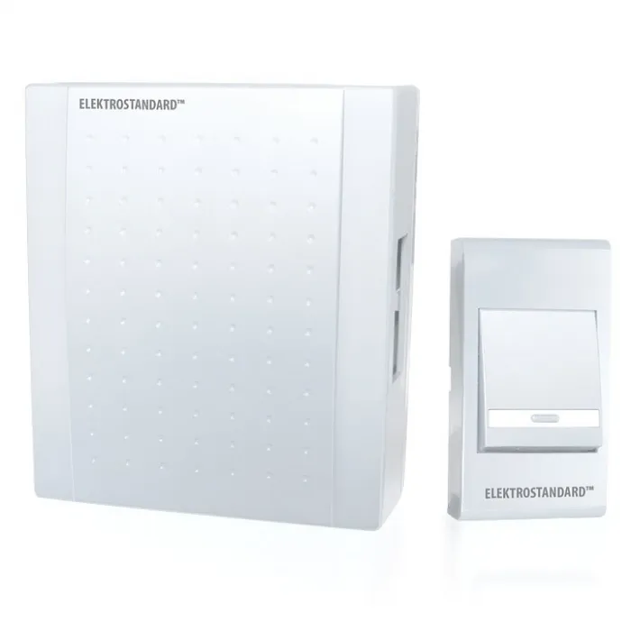 Звонок беспроводной Elektrostandard DBQ15 WM 1M IP44 белый от ImperiumLoft