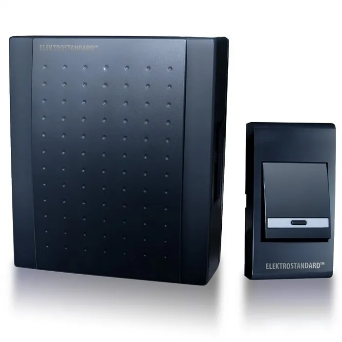 Звонок беспроводной Elektrostandard DBQ16 WM 1M IP44 Черный от ImperiumLoft