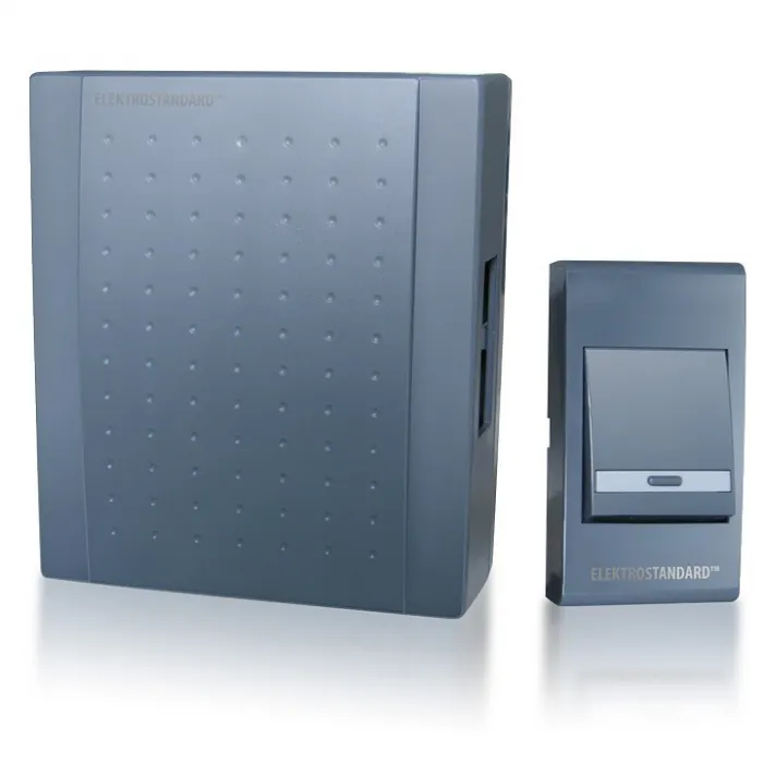 Звонок беспроводной Elektrostandard DBQ17 WM 1M IP44 серый от ImperiumLoft