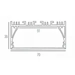 Профиль Donolux DL18513 DL18513Alu