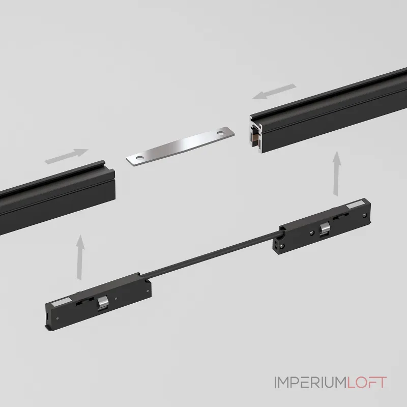 Гибкий коннектор черный Elektrostandard mini magnetic a065633