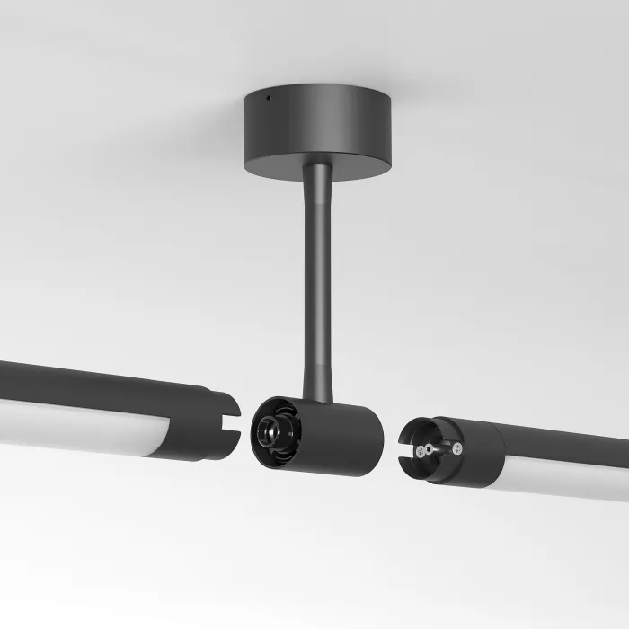Декоративная гибкая стойка с вводом питания Elektrostandard module system a066189 от ImperiumLoft