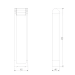 Ландшафтный светильник Elektrostandard DORS LED 35163/F