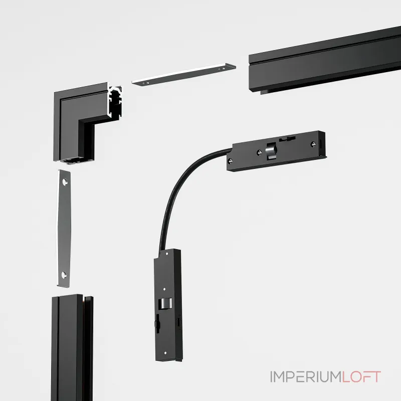 Гибкий коннектор черный Elektrostandard mini magnetic a065633