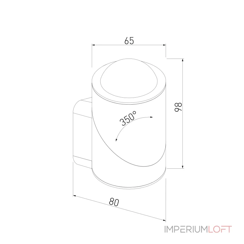Уличный настенный светильник Elektrostandard GIRA 35127/U